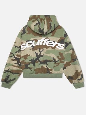Scuffles Camo Hoodie with Back Print
